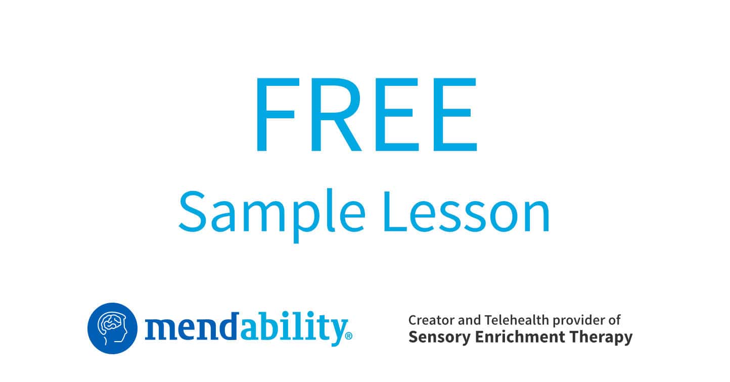 Free Sample Lesson Sensory Enrichment Therapy